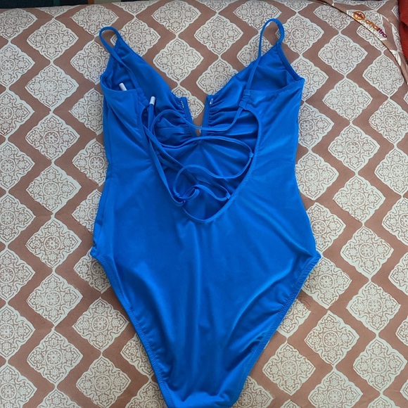 Sanctuary blue Swim suit  One-Piece size small NWOT - Picture 5 of 6